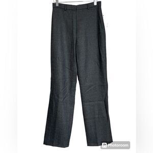 Vintage preppy Jillian Jones pants wool dark gray dark academia office career